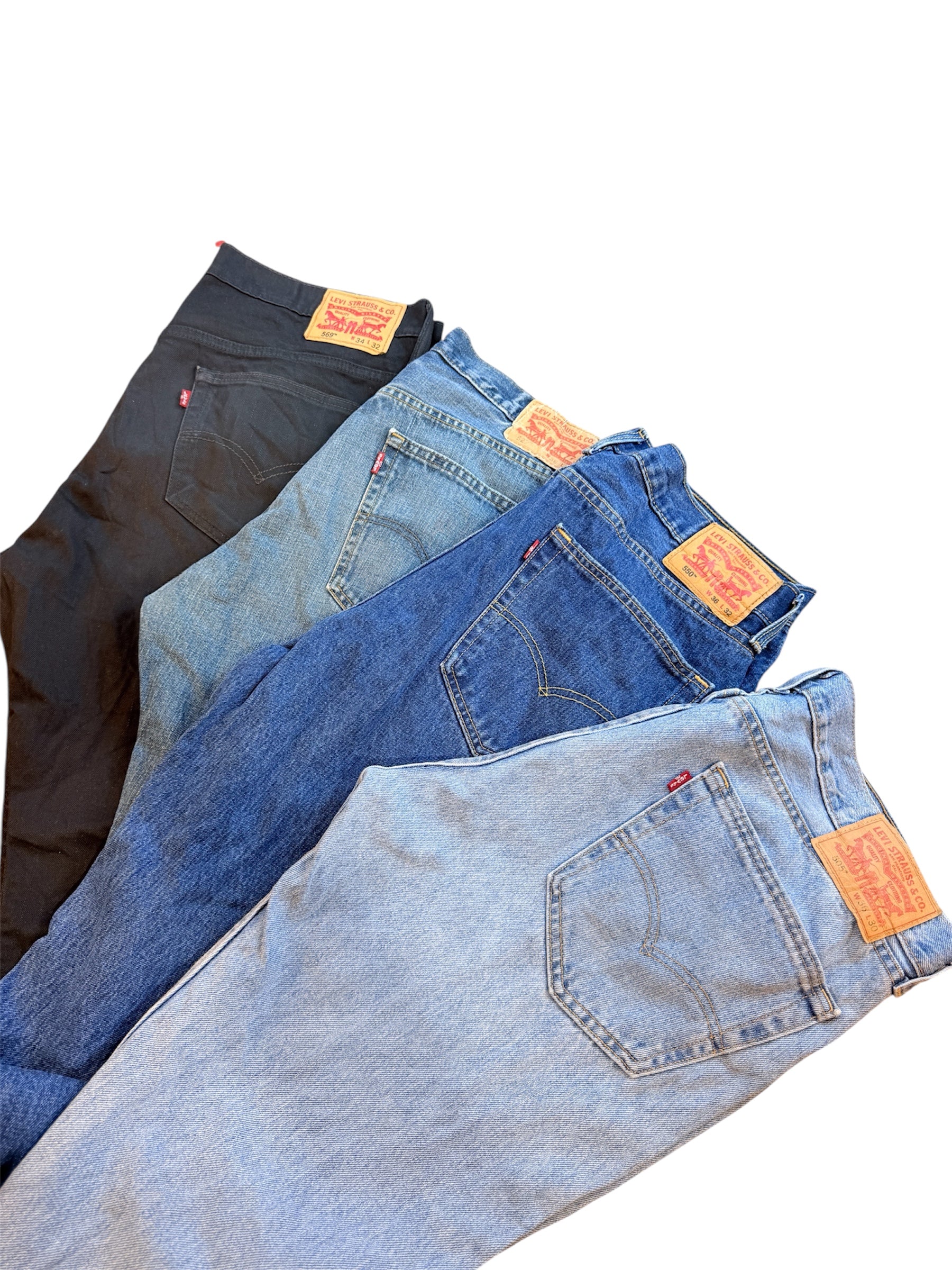 25 x Levi jeans 505/550/560/517 (A/B)