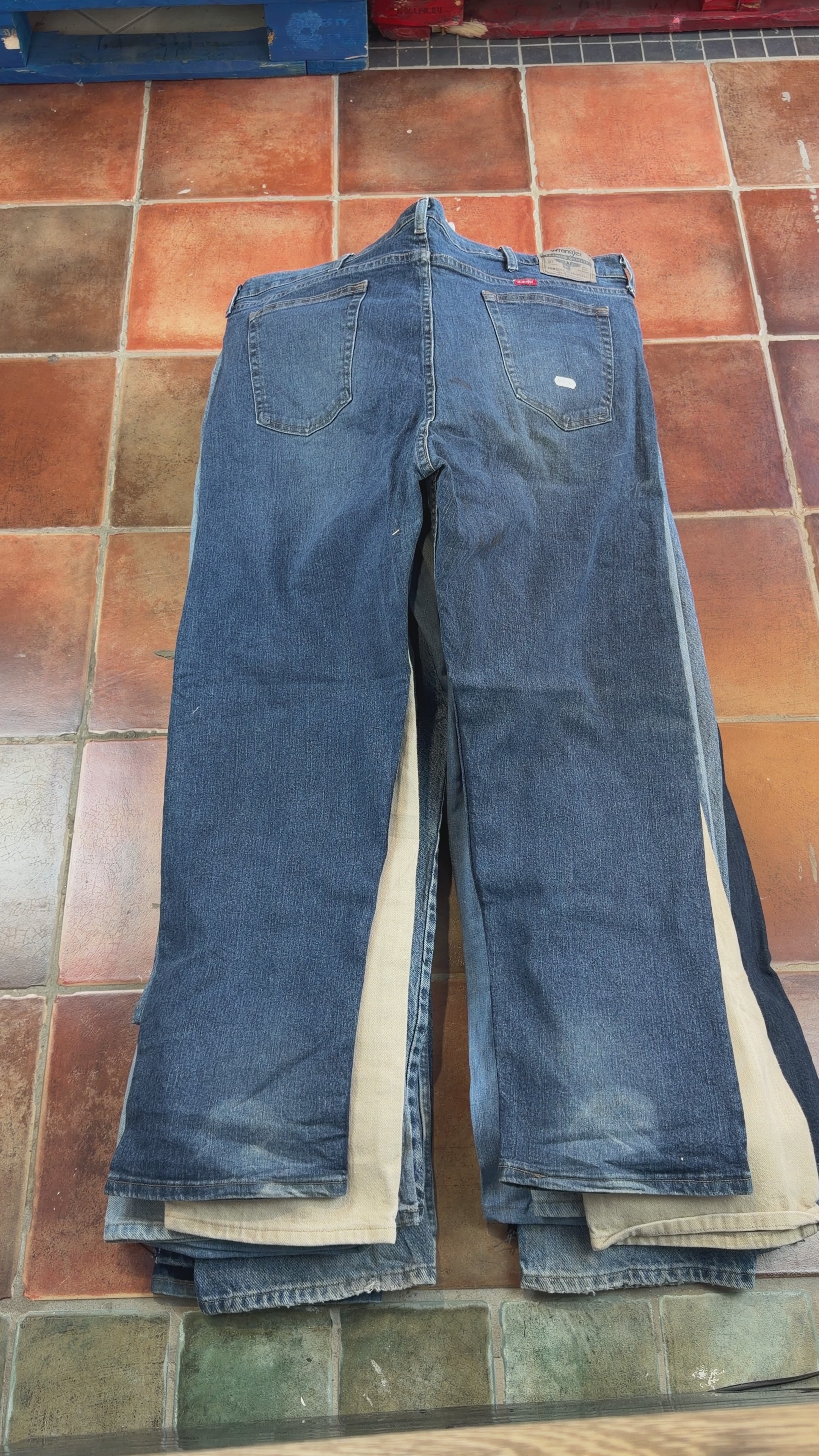 25 x wrangler jeans/trousers (C grade) EXACT