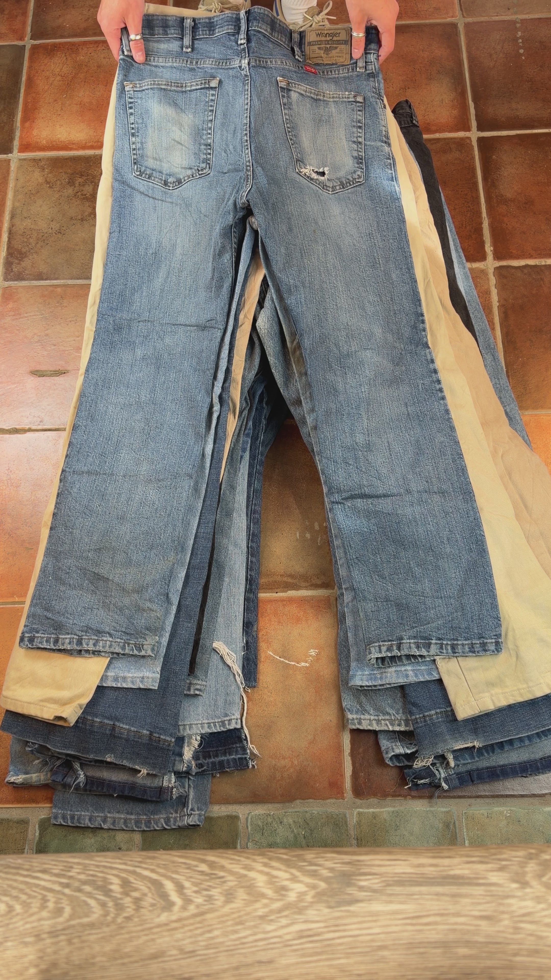 25 x wrangler jeans (C grade) EXACT