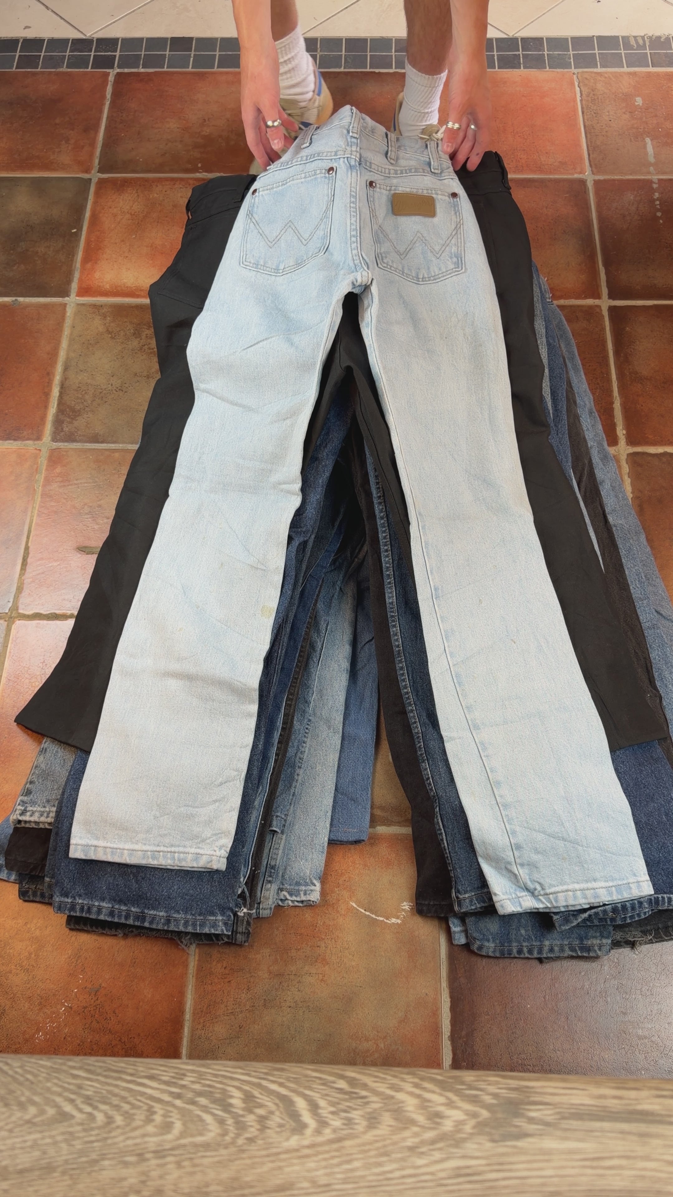25 x wrangler jeans (C grade) EXACT